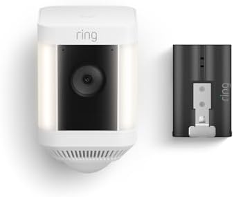 未使用品　アマゾン　Ring Spotlight Cam Plus Amazon Official: Introducing Ring Spotlight Cam Plus, Battery